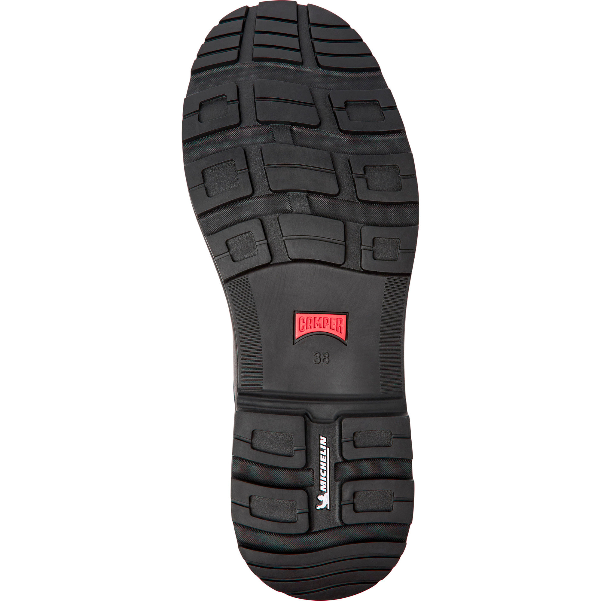 Botines - CAMPER Brutus Trek - Negro - Cuero liso