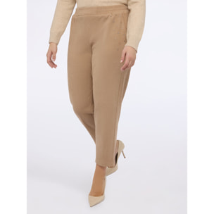 Fiorella Rubino - Pantaloni joggers in velluto a coste - Beige