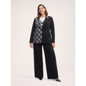Fiorella Rubino - Blazer bicolor - Negro