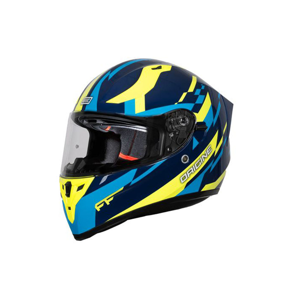 CASCO ORIGINE STRADA REVEAL YELLOW BLUE GLOSS (ECE22.06)