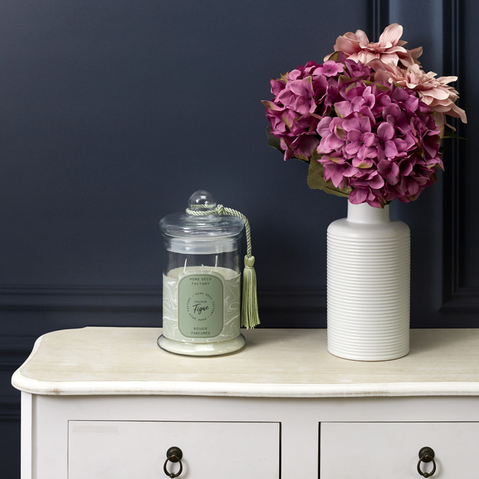 Bougie Parfumee Bonbonniere Verte H23.5cm