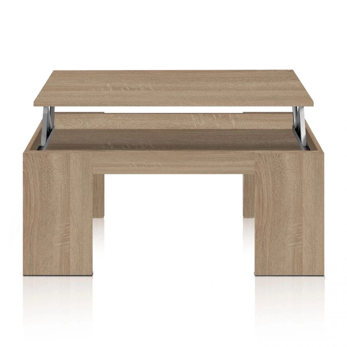 Mesa de centro elevable Calex Roble Canadian