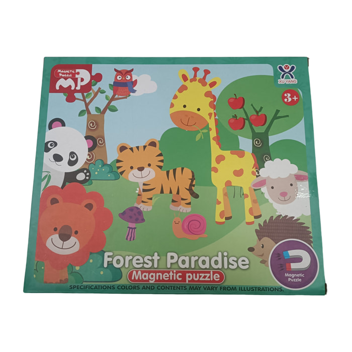 PUZZLE MAGNETICO ANIMALES SALVAJES