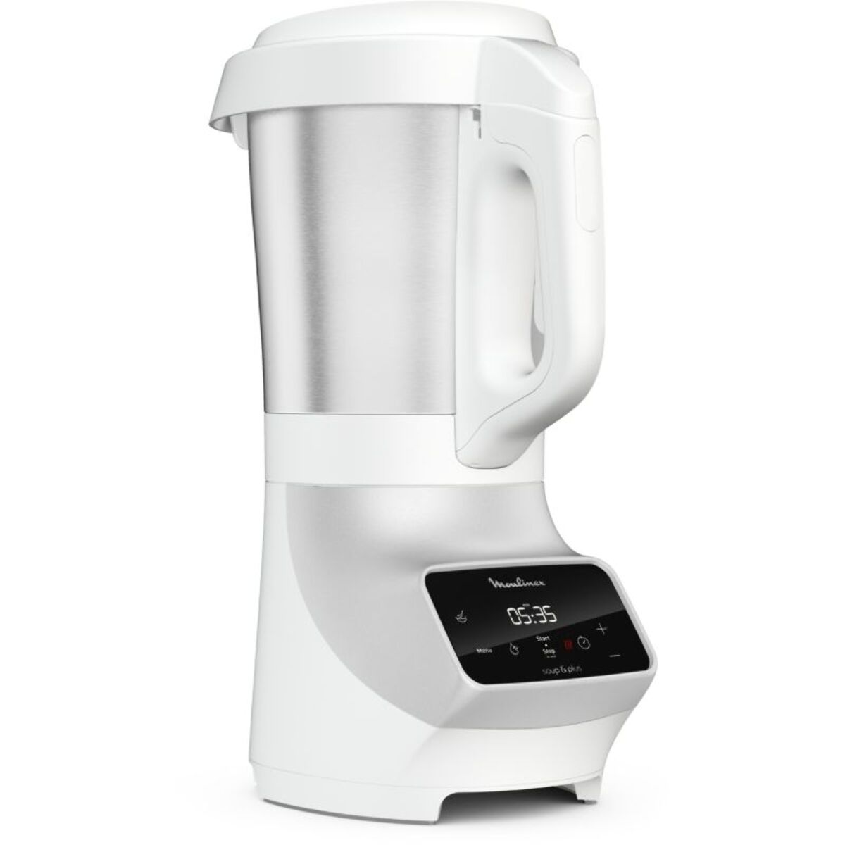 Blender chauffant MOULINEX SOUP et  PLUS LM926B00 BLANC 2L + bol vapeur