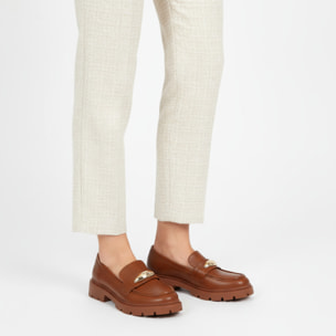 Mocassini con accessorio - tacco 4,0 cm