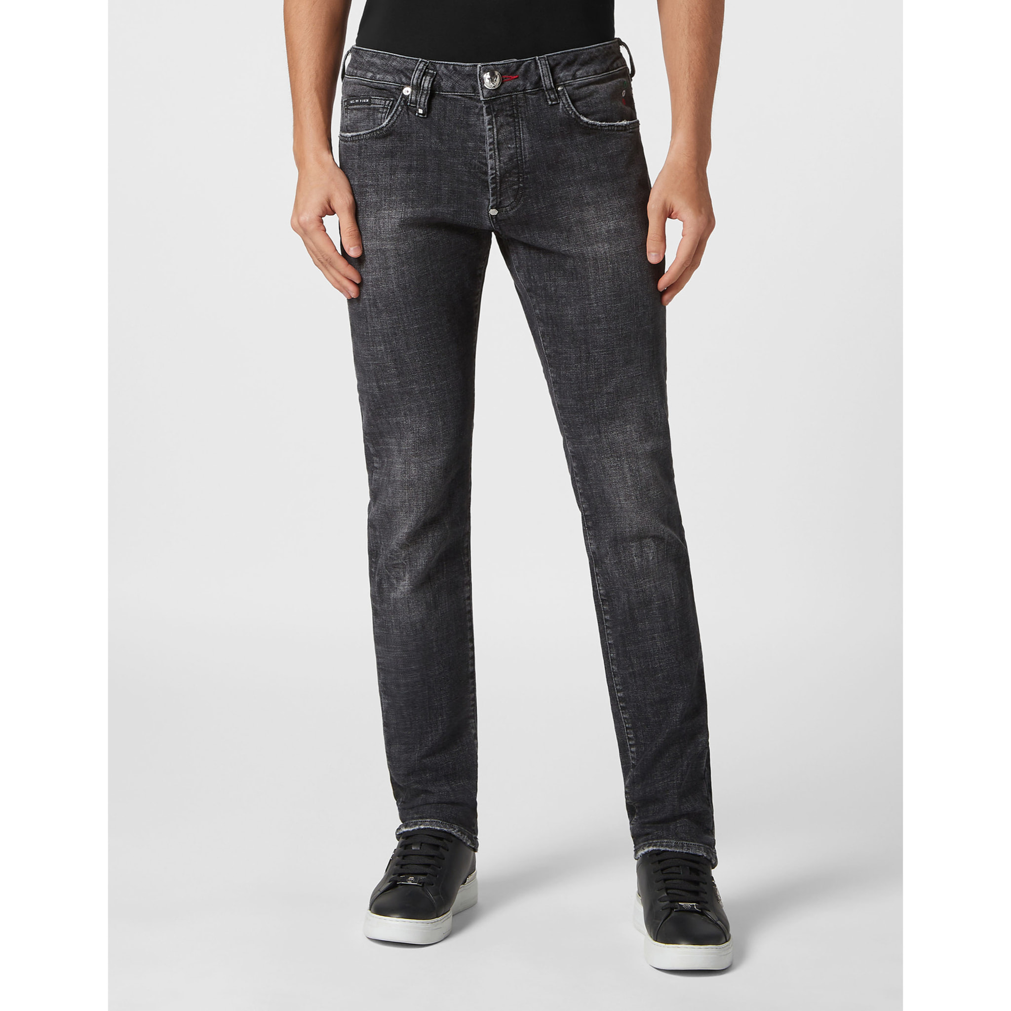 PHILIPP PLEIN Vaqueros de corte recto BASIC