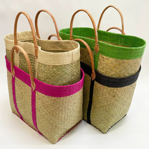 Panier artisanal de Madagascar - Tsimgy SGM Rouge