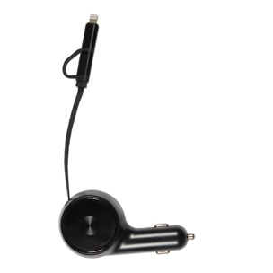 CHARGEUR ALLUME CIGARE CABLE RETRACTABLE 30W