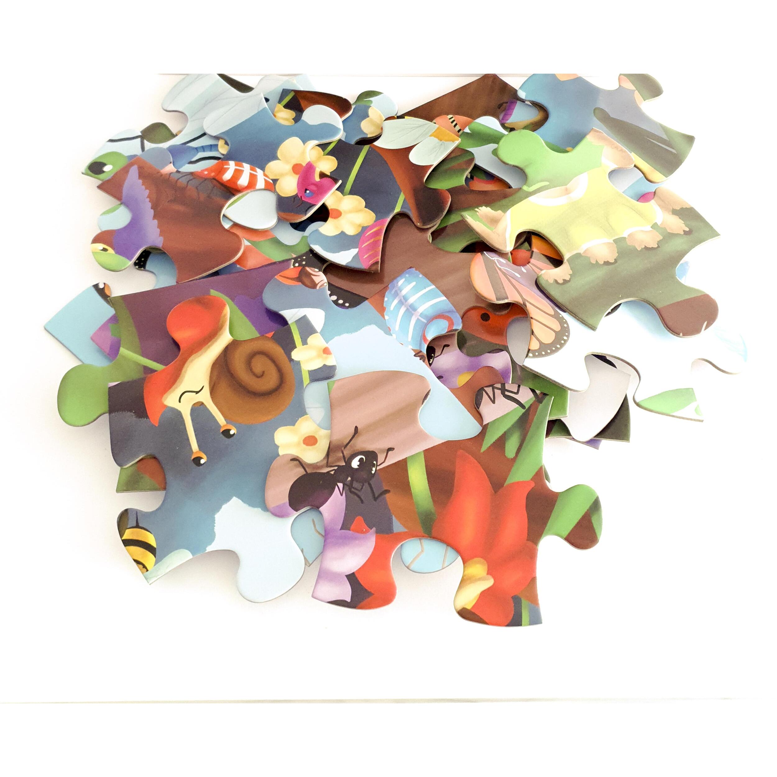 PUZLE DE 48 PIEZAS: BICHOS E INSECTOS