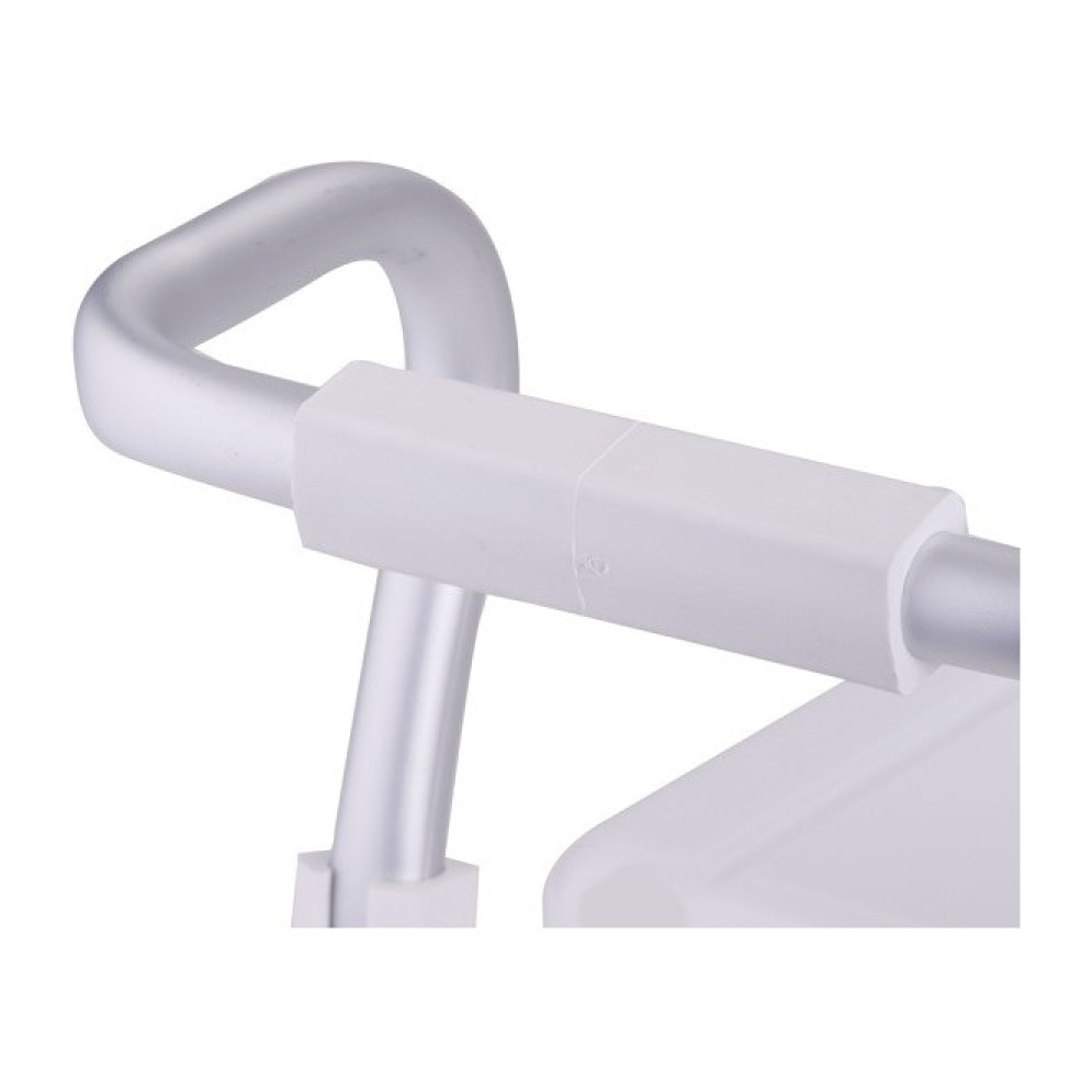 Grand siège de baignoire extensible 55-65cm Blanc - Max 120kg MSV