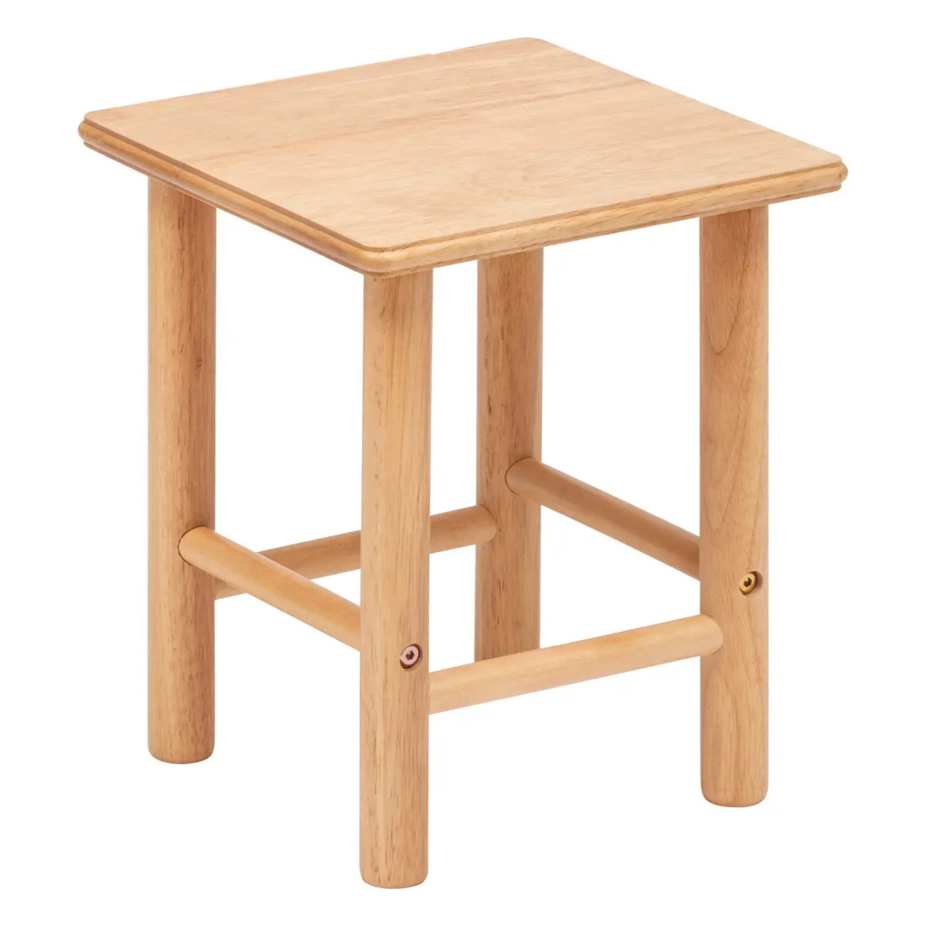 Tabouret en hévéa 27x27cm