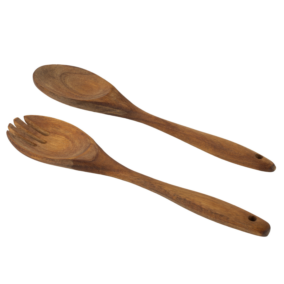 Louise - 2 couverts à salade en bois d'acacia