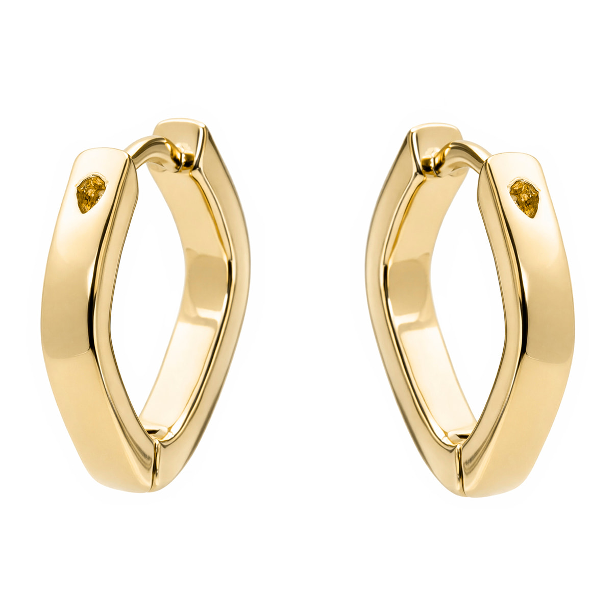 Pendientes Idrial acabado oro amarillo 18k