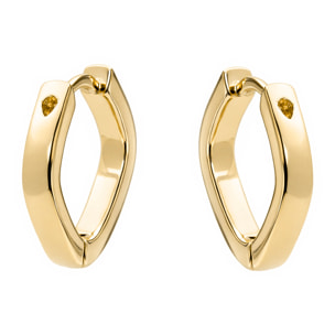Pendientes Idrial acabado oro amarillo 18k