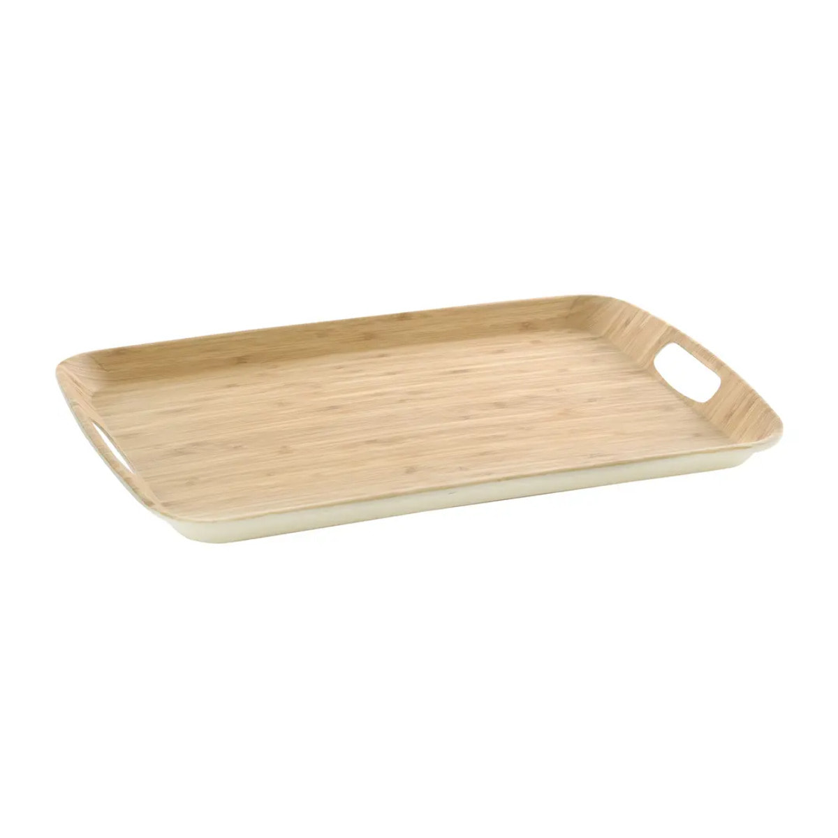 Plateau 38x26cm effet bambou