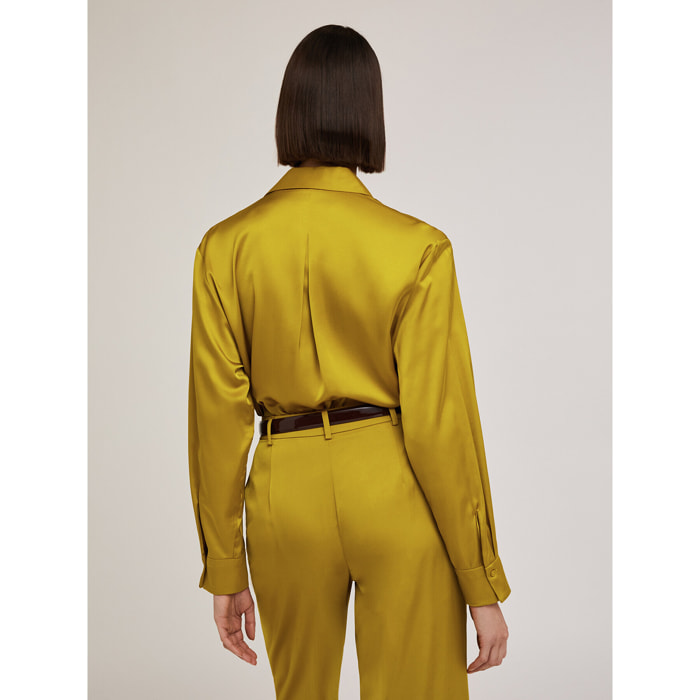 Motivi - Camicia satin - Giallo