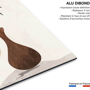 Tableau abstrait  pousse boho  Tableau alu Dibond