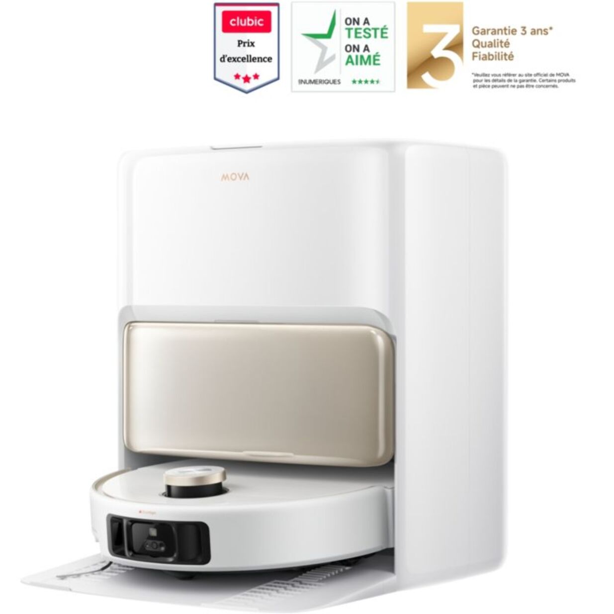 Robot Aspirateur Laveur MOVA V50 Ultra Complet