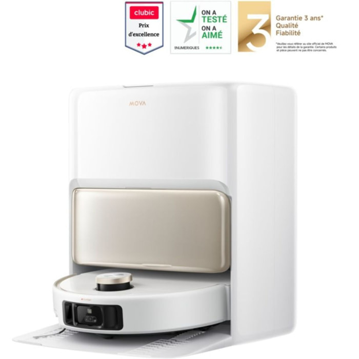 Robot Aspirateur Laveur MOVA V50 Ultra Complet