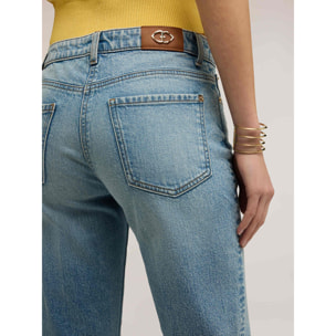 Motivi - Jeans regular fit con piega stirata - Azzurro