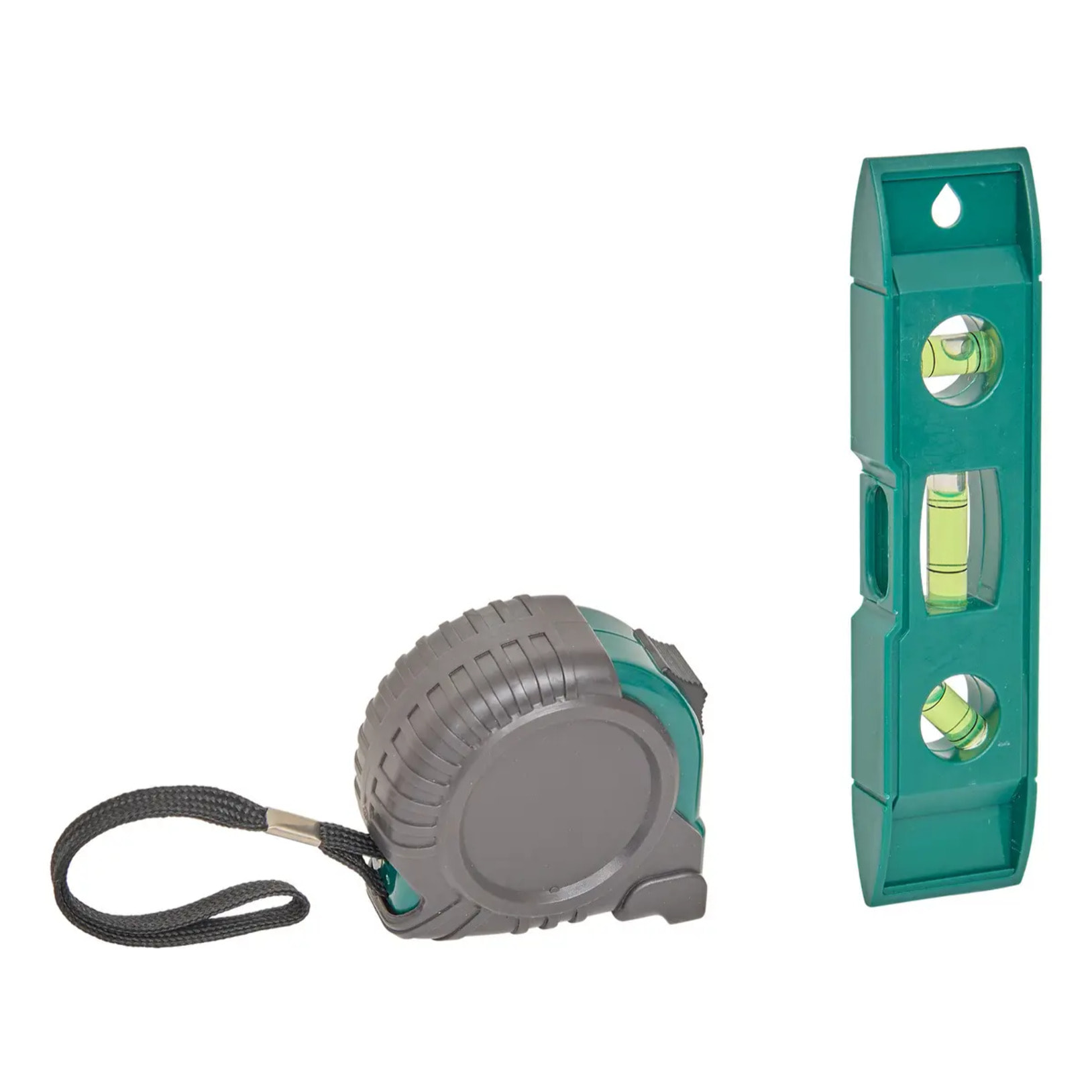 Mètre et Niveau à Bulle Vert