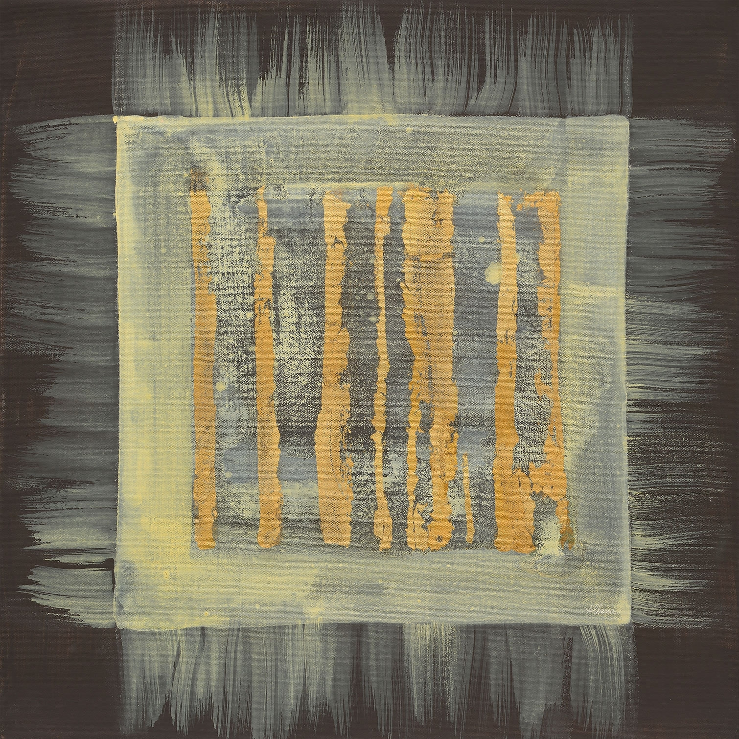 Tableau Carré magique doré Tableau plexiglas