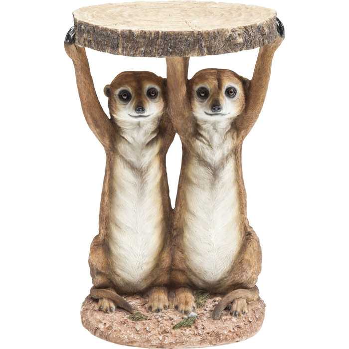 Table d'appoint Animal Suricates Kare Design