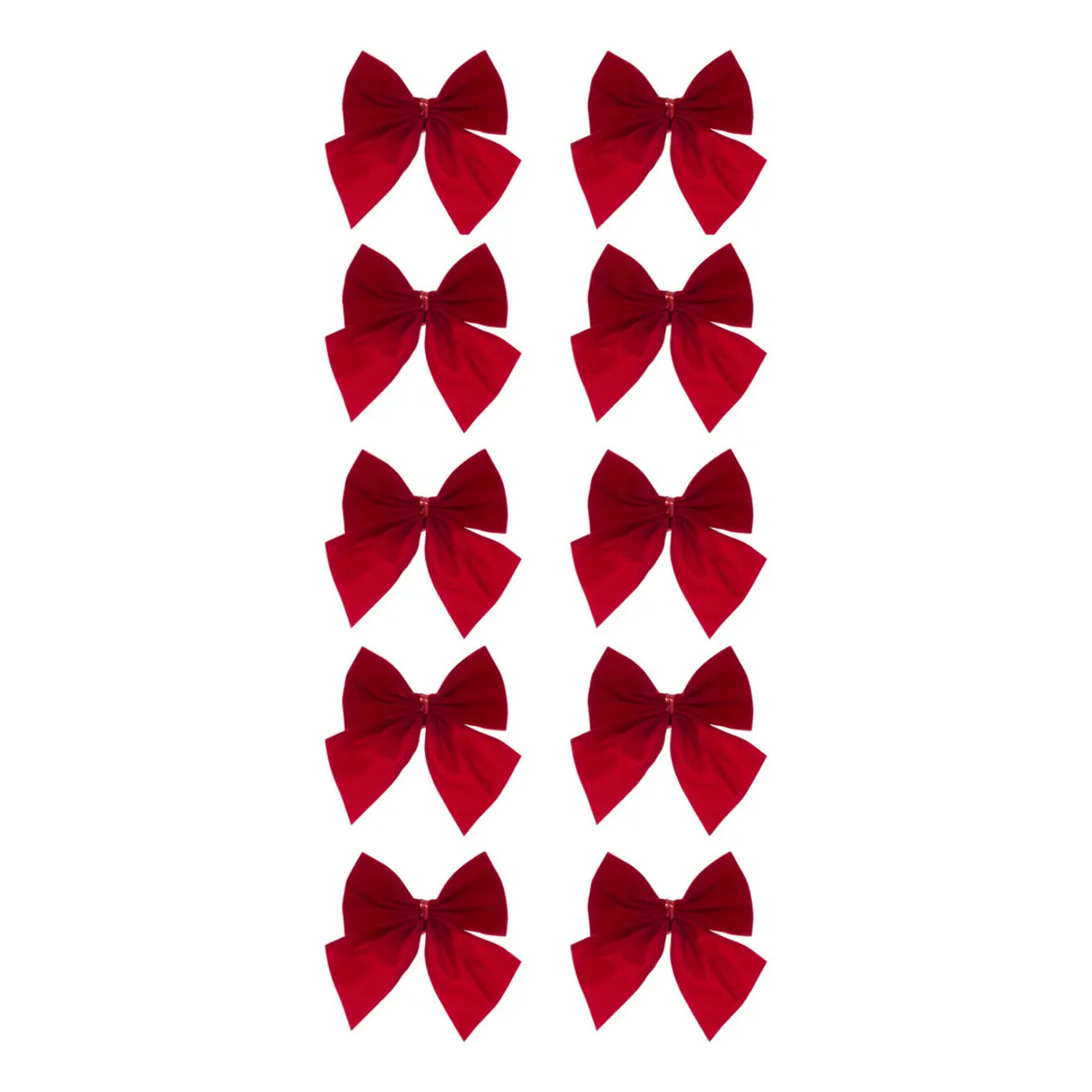 NOEUD MINI X10 VEL ROUGE