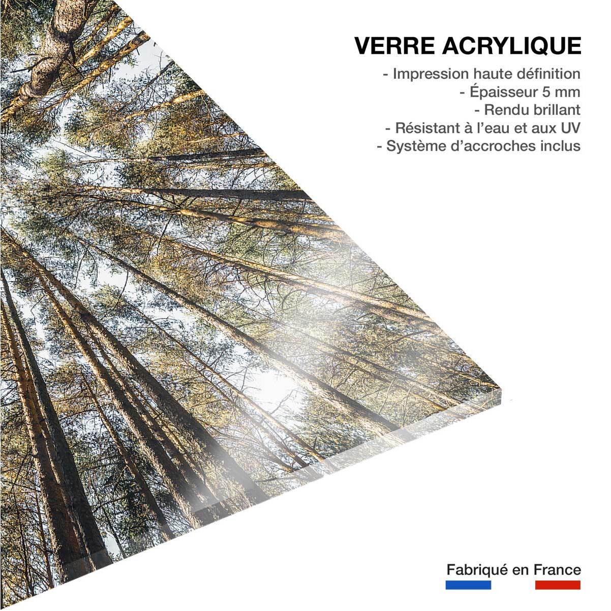 Tableau perspective des cîmes Tableau plexiglas