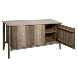 Buffet 3 portes "Banila" acacia 160x80cm