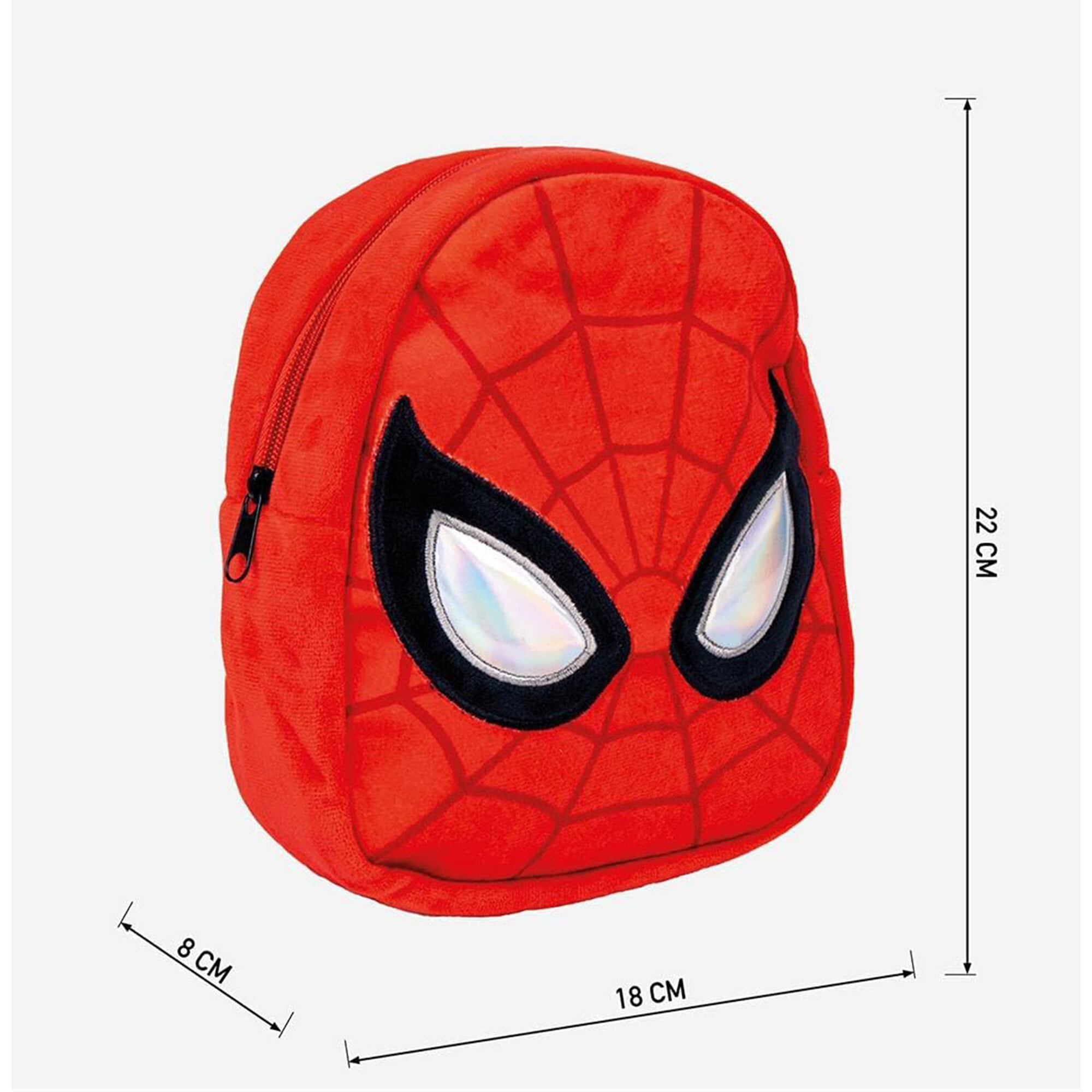 Mochila guarderia personaje peluche spiderman