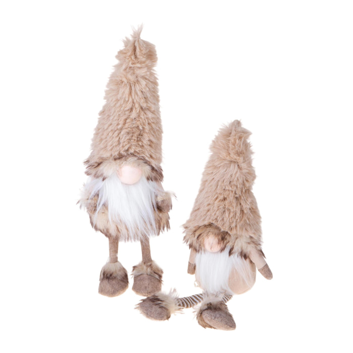 Elfi con cappello set da 2 èezzo - Pezzi 2 - 17xH42x14cm - Bianchi Dino SpA
