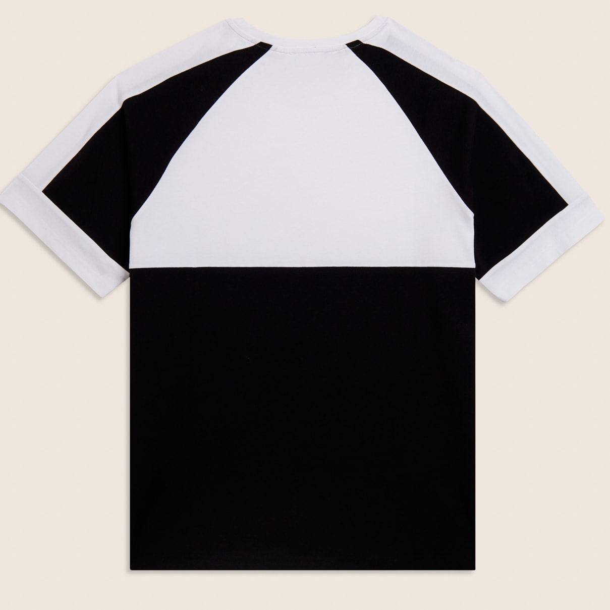 T-shirt con blocchi di colore