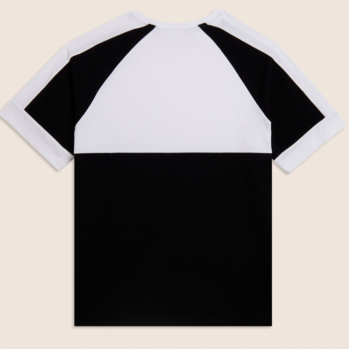 T-shirt con blocchi di colore