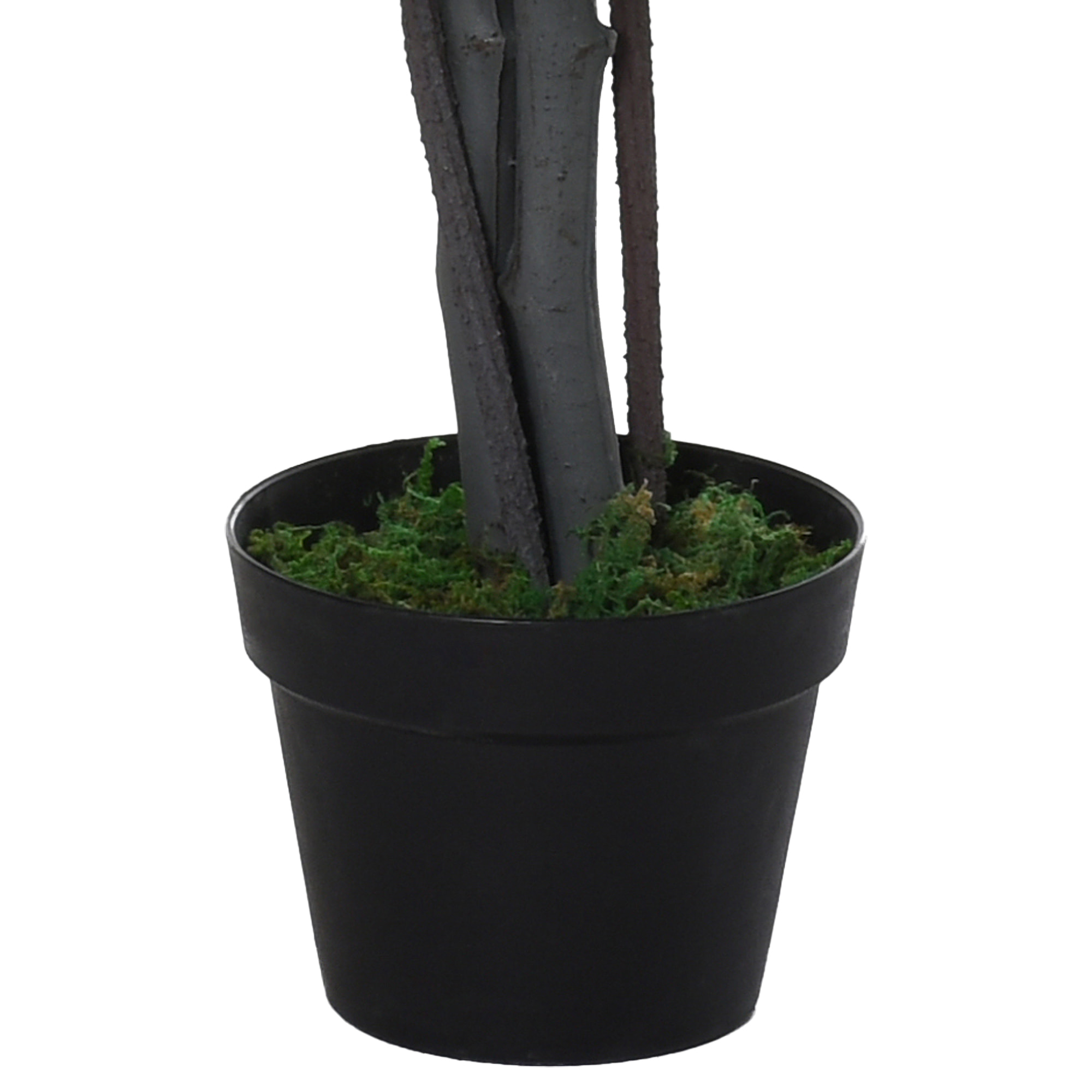 árbol de Ficus Artificial de 145 cm de Altura con Maceta Interiores y Exteriores