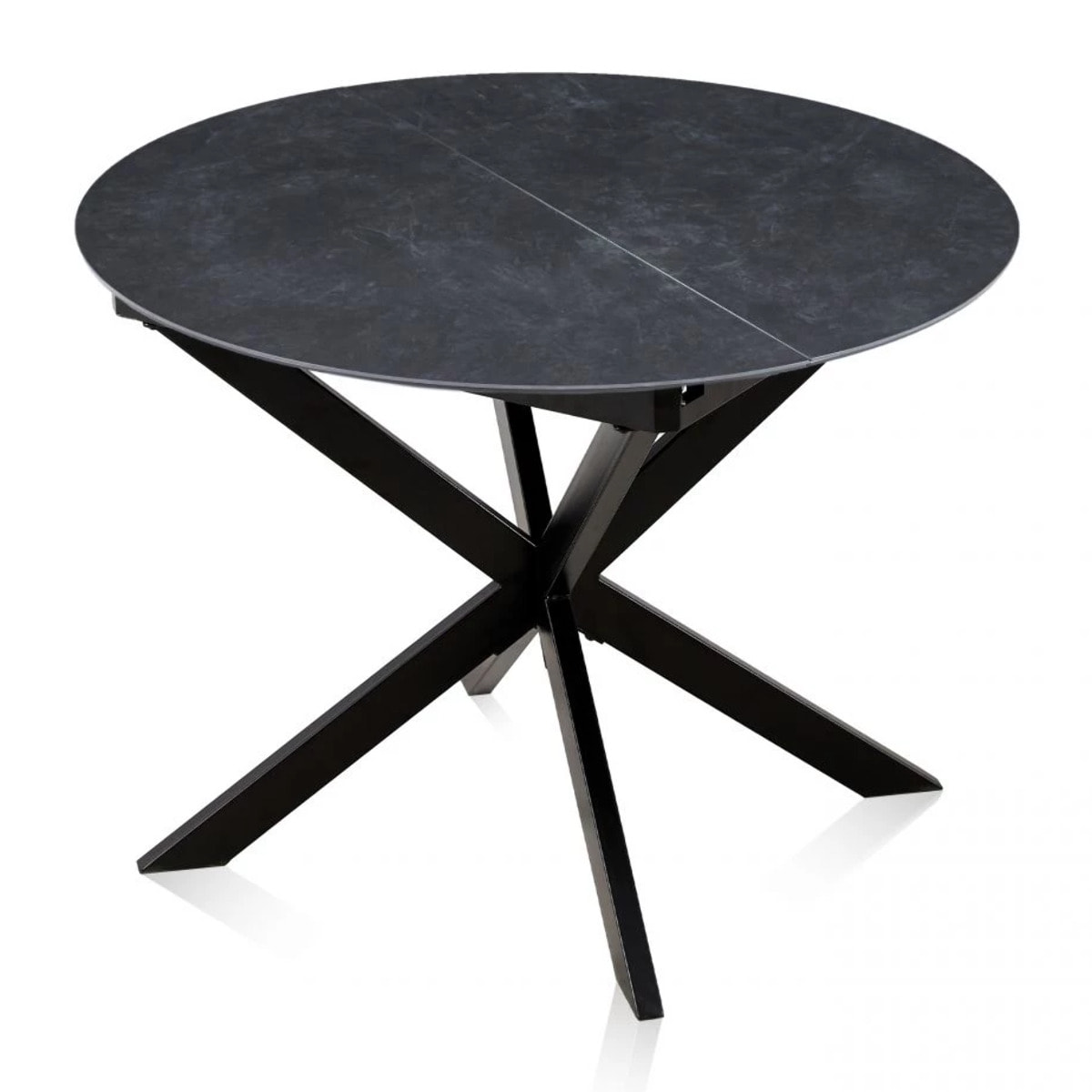 Mesa redonda extensible Onix Negro