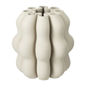 J-Line vase Naos - céramique - beige - small - Ø 23 cm