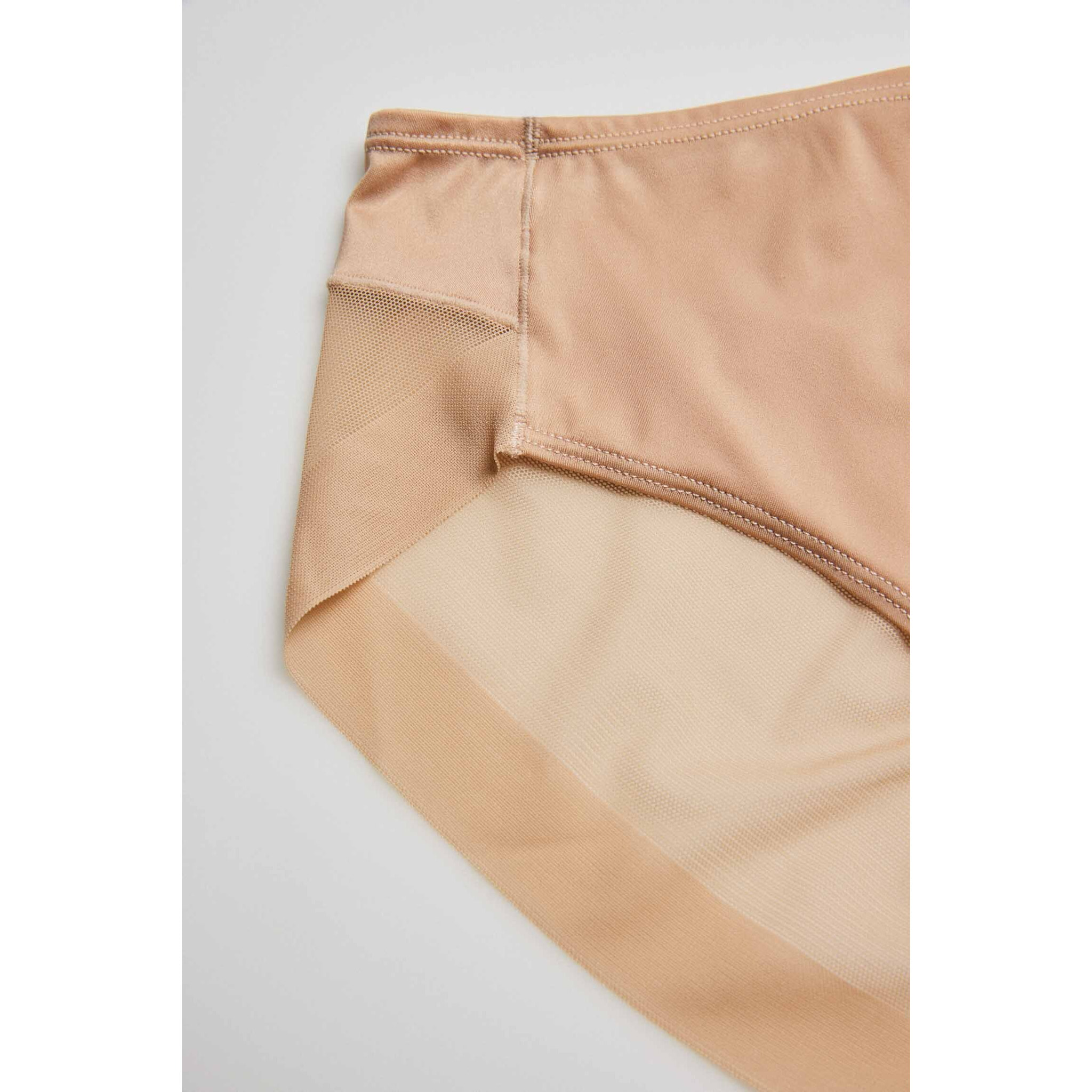 Mutandina midi in tulle beige