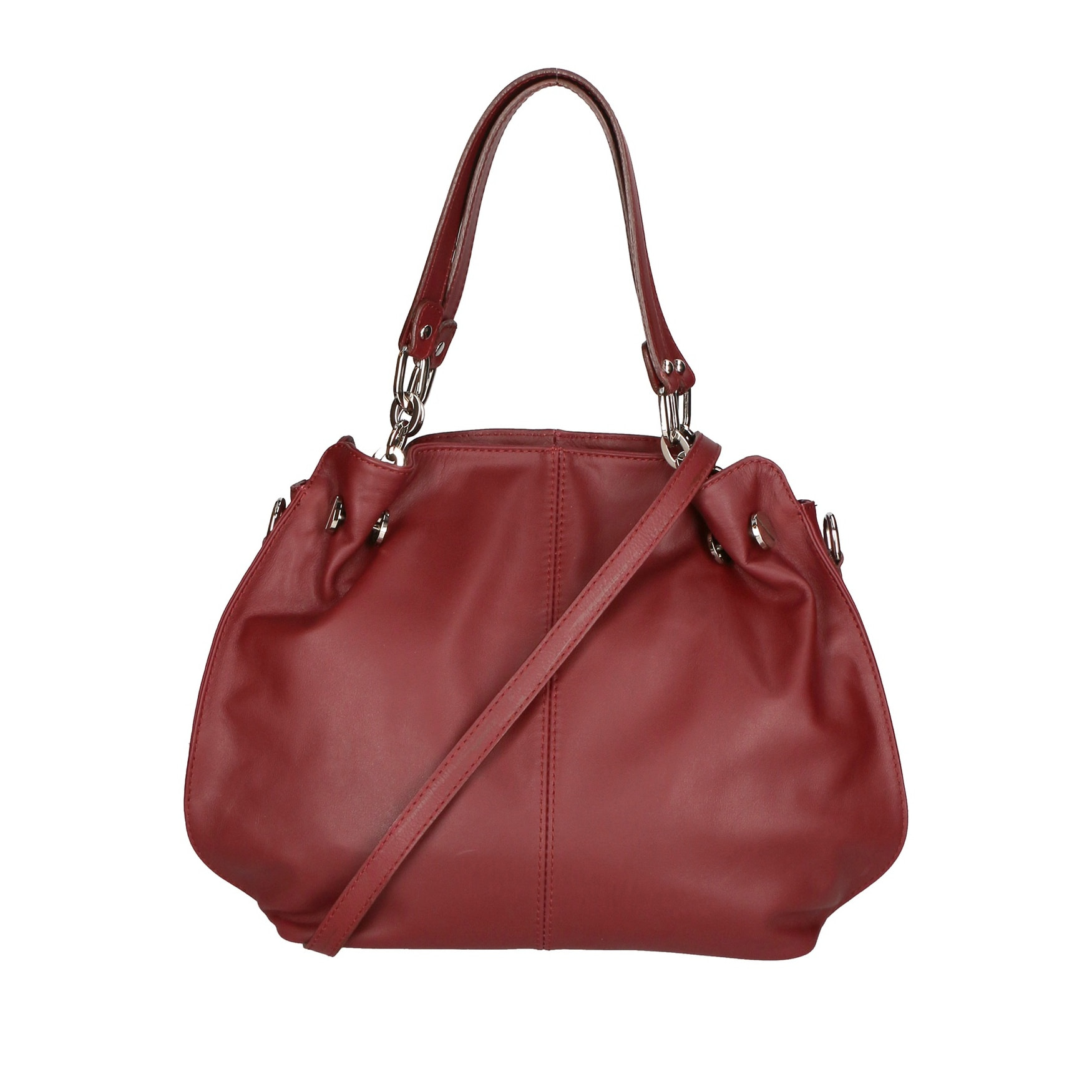 Borsa a mano da donna Made in Italy - Modello Ereba - 100% pelle - 38.0 x 30.0 x 12.0 cm