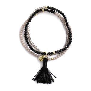 Pulsera Hamdora acabado oro amarillo 18k