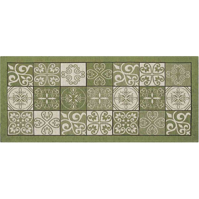 Passatoia Guida Tappeto Cucina Verde