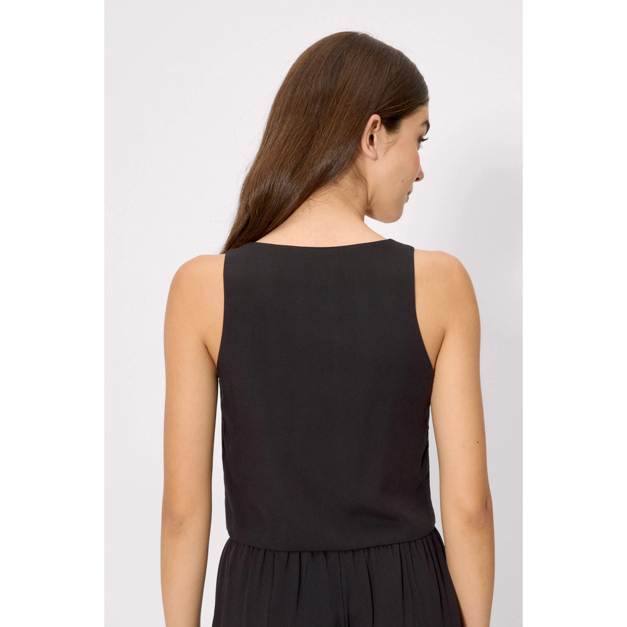 T-shirt a maniche lunghe Nero