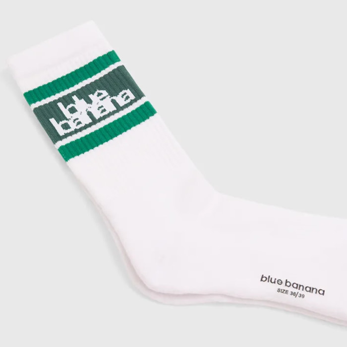 CALCETINES STRIPES BLANCOS