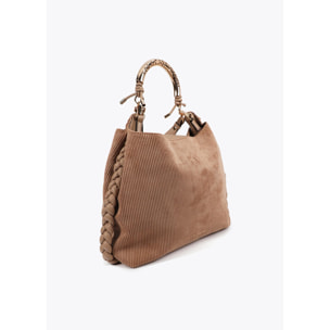 Borsa Shopper con Manico in Metallo Personalizzato