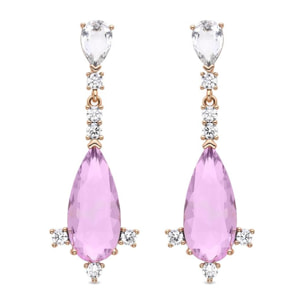 Pendientes Lux by Lux acabadoss en oro amarillo de 18K