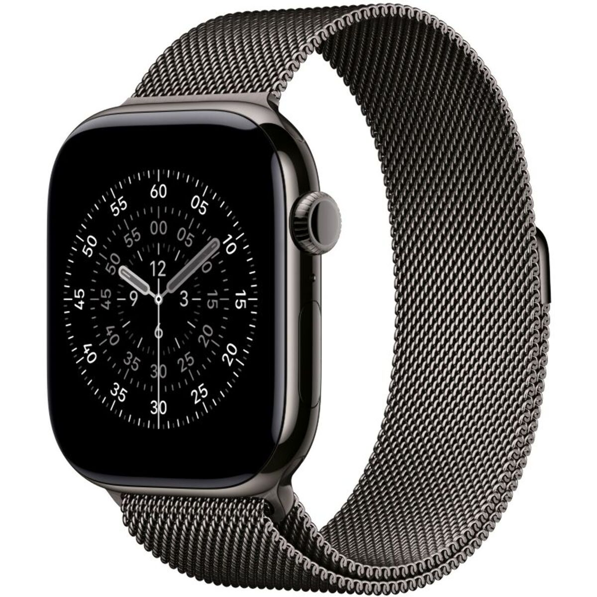 Bracelet APPLE 46 mm - S/M Milanais ardoise