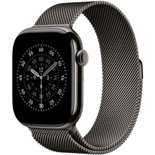 Bracelet APPLE 46 mm - S/M Milanais ardoise