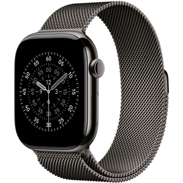 Bracelet APPLE 46 mm - S/M Milanais ardoise