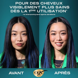 OGX Shampooing Colour Retention, 385ml – Shampoing protecteur pour prolonger la couleur – Shampoing pour aider à protéger les ch