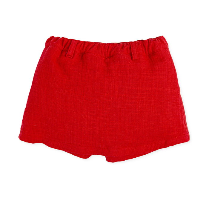 Falda pantalon - ROJO